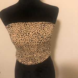Rare Brandy Melville Cheetah Tube Top(Send offers)